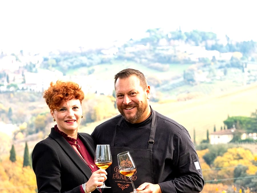 Fresh handmade pasta dish by private chef Bartolo Favaloro in Florence